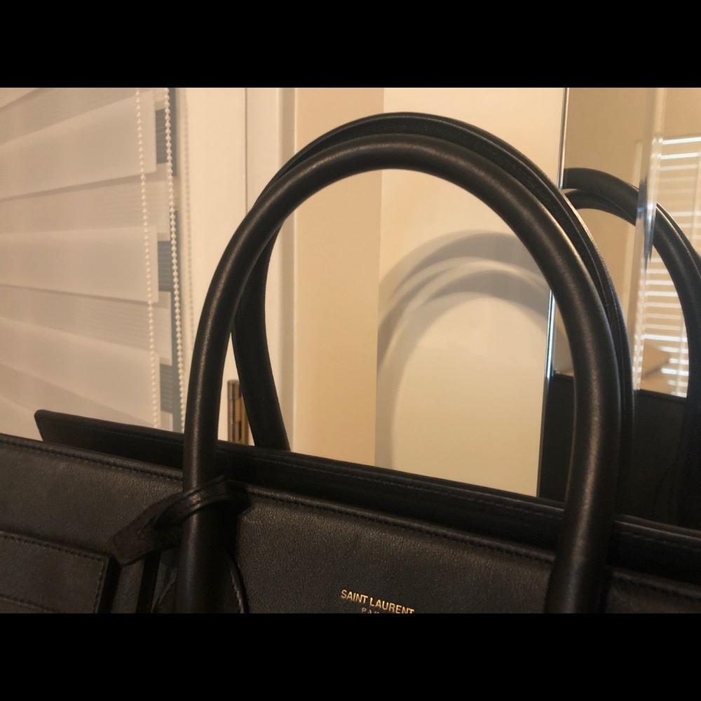 Saint Laurent Sac De Jour Leather Tote - Picture 8 of 8